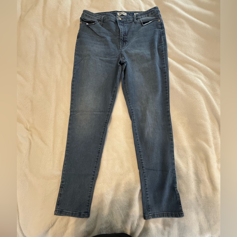 Nine West Sophia High Rise Skinny Dark Blue Jeans